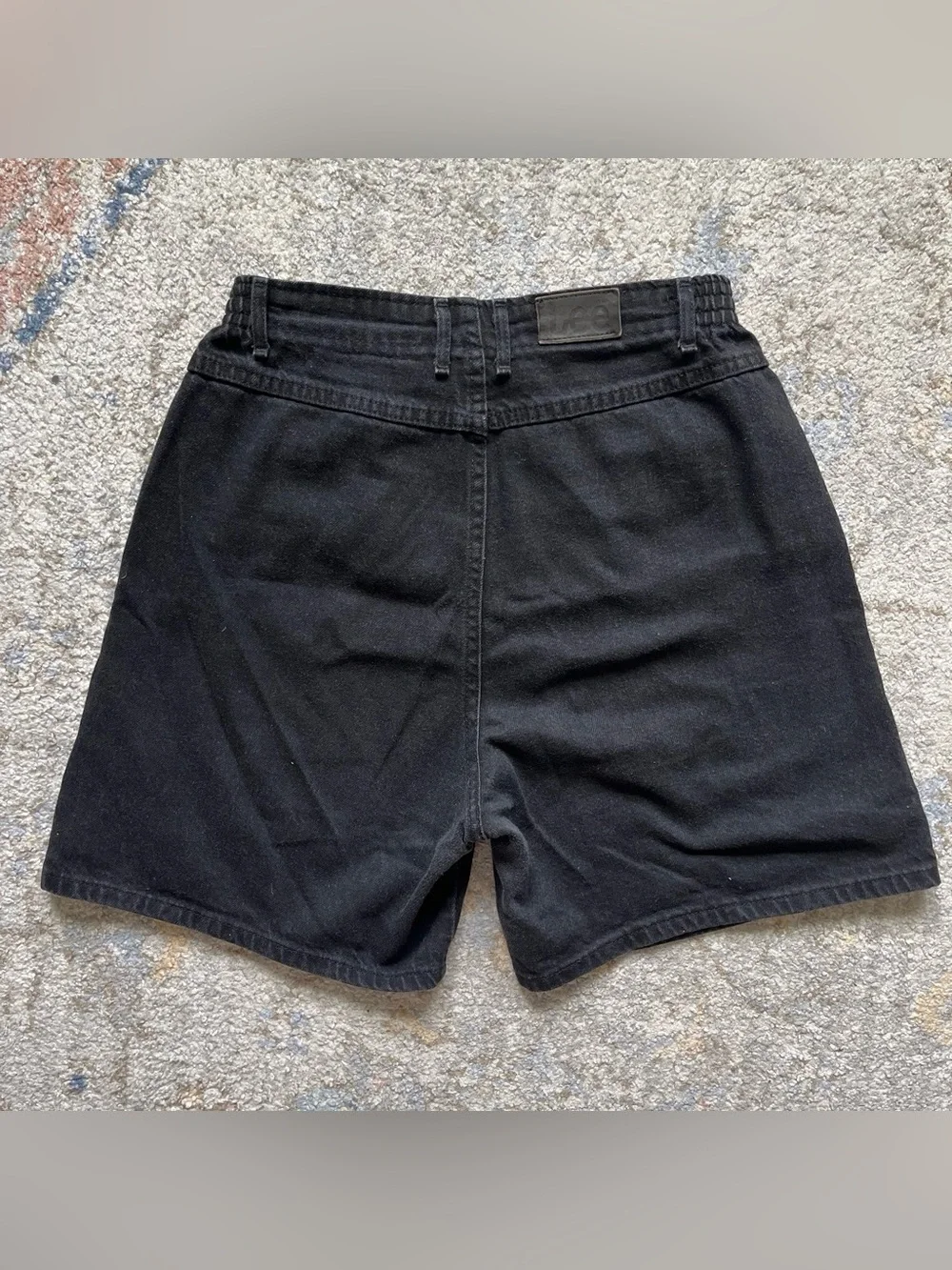 Black Lee Denim Shorts